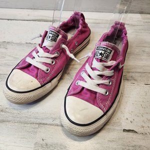 Converse All Star Shoreline Pink Women's Size 8 Slip On Shoes Sneakers